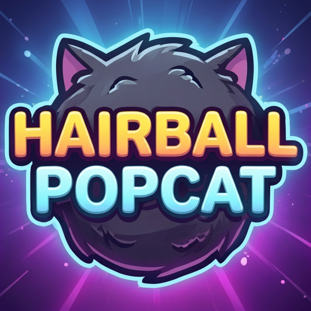 Hairball PopCat Logo